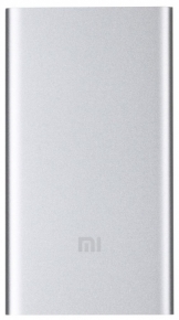 Портативное зарядное устройство Xiaomi Mi Power Bank 5000 мАч (серебристый)